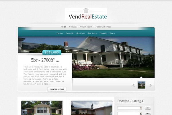 ElegantEstate website example screenshot