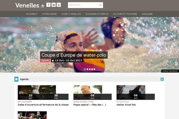 venelles.fr site used Template-a