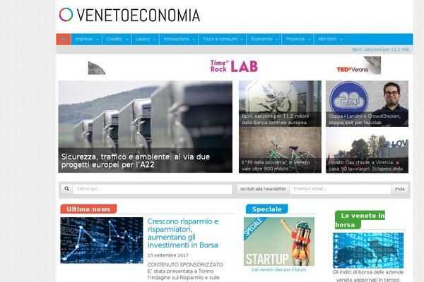 venetoeconomia.it site used Innovazione