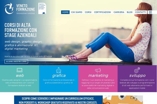 venetoformazione.it site used Vftheme