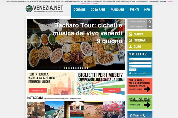 venezia.net site used Wltheme