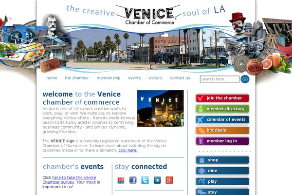 venicechamber.net site used Venice