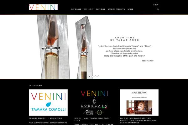 venini.com site used Venini