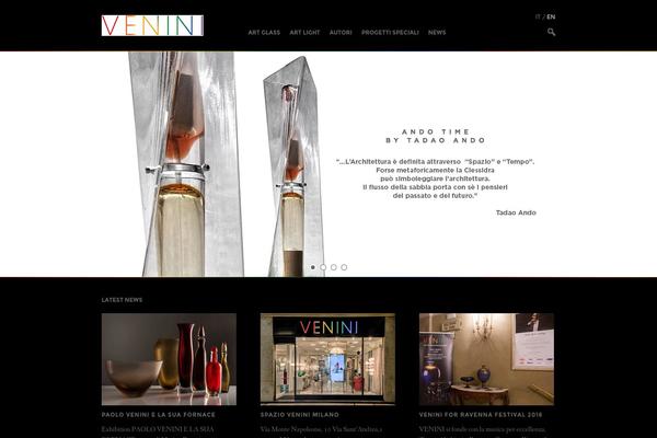 venini.it site used Venini