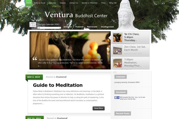 venturabuddhistcenter.org site used Glowtheme