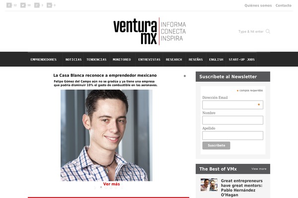 venturamexico.com site used Coprint