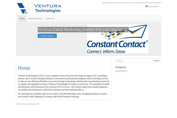 venturatechnologies.com site used Firmasite-base