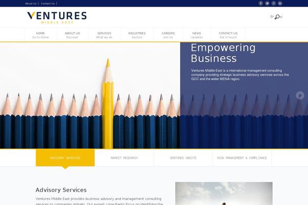 ventures theme websites examples