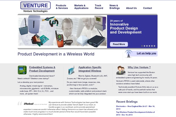 venturetechnologies.com site used Vulcan-vt