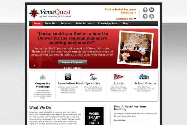 venuequest.com site used Venuequest