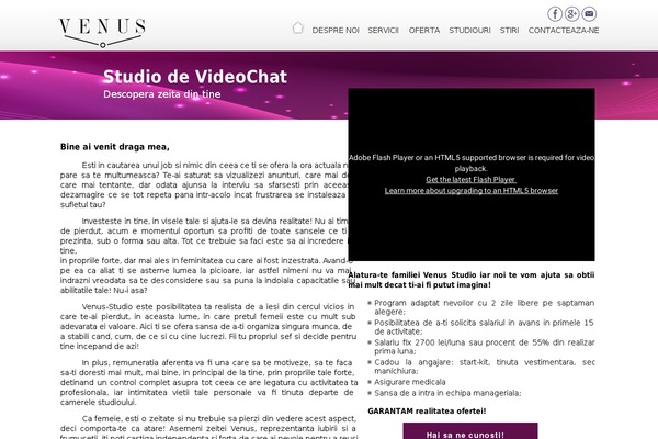 venus-studio.ro site used Venus7