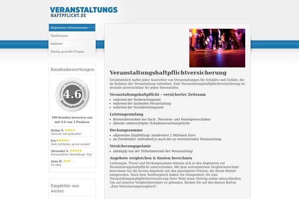 WordPress website example screenshot
