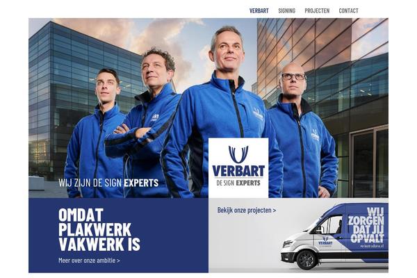 verbartreclame.nl site used Verbart