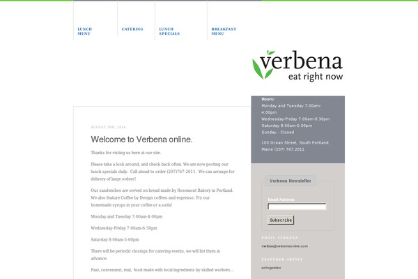 WordPress website example screenshot