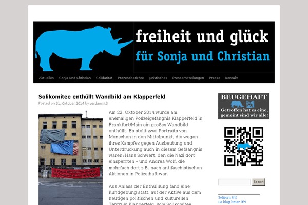 WordPress website example screenshot