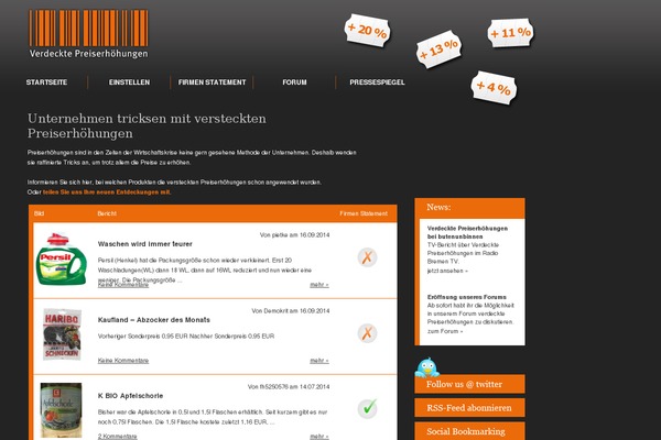 WordPress website example screenshot