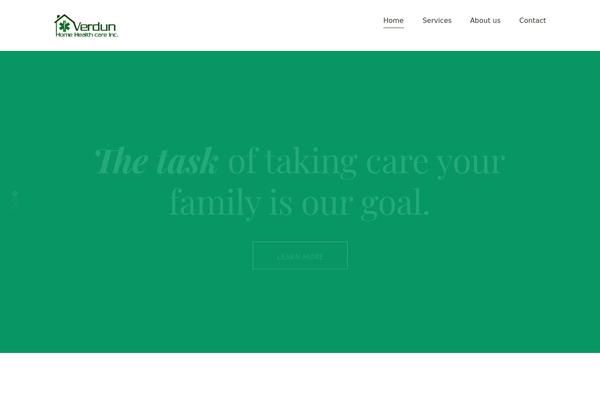 The-core-child theme site design template sample