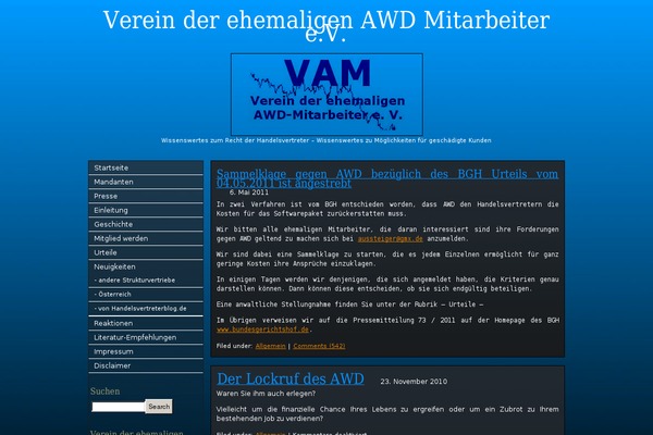 Site using Cforms plugin