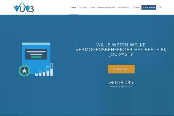 Enfold theme site design template sample