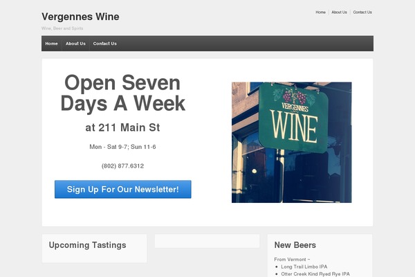 WordPress website example screenshot