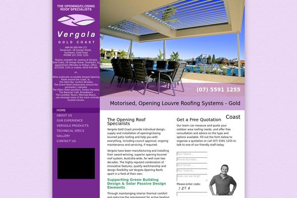 vergolagoldcoast.com.au site used Vergola