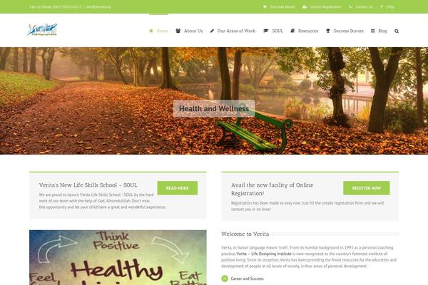 The7 theme site design template sample