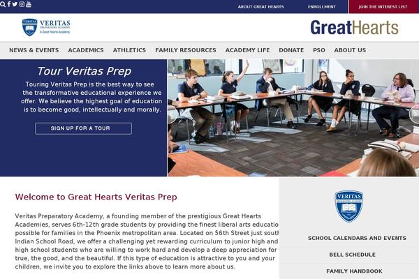 veritasprepacademy.org site used Great-hearts-academies
