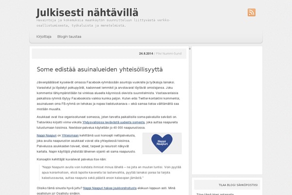 verkko-osallistuminen.fi site used Colinear-child