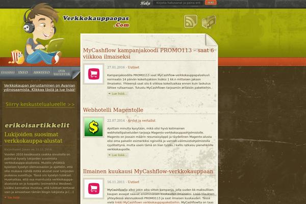 verkkokauppaopas.com site used Wordpressfun