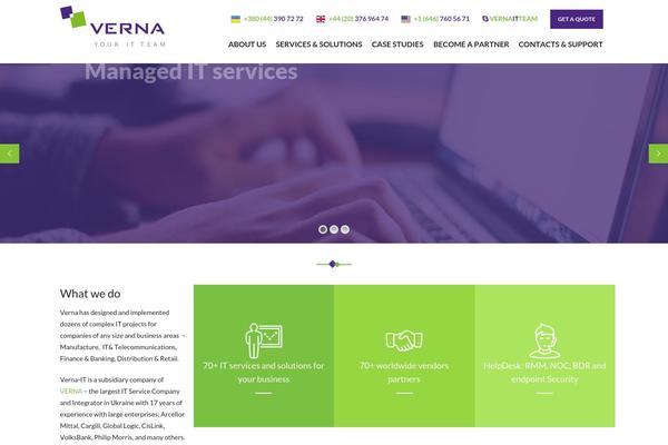 verna-it.com site used Verna-theme