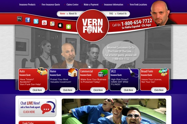 vernfonk.com site used Vern-fonk