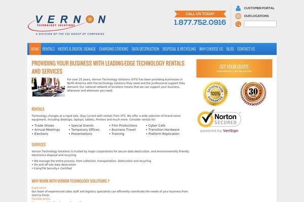 vernontechnology.com site used Vernon
