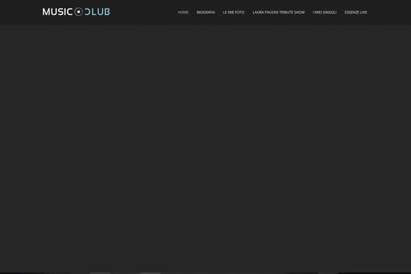 Musicclub theme site design template sample