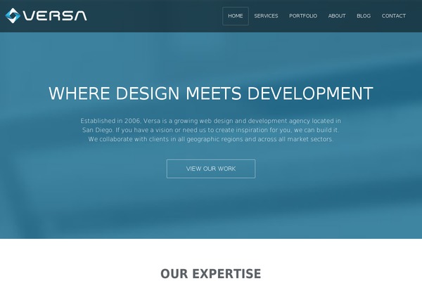 versawebdev.com site used Versa