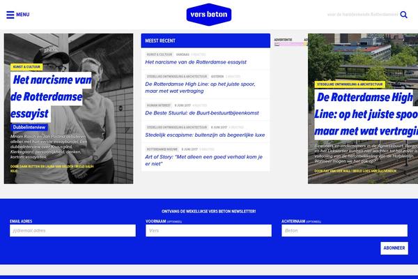 versbeton.nl site used Vers-beton