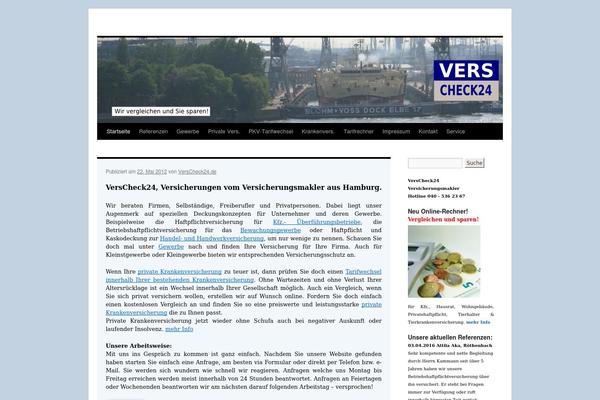 WordPress website example screenshot