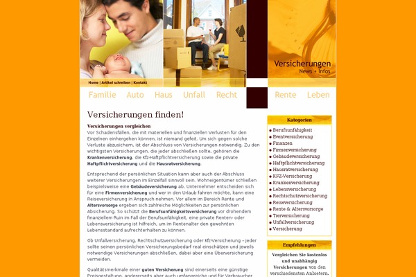 WordPress website example screenshot
