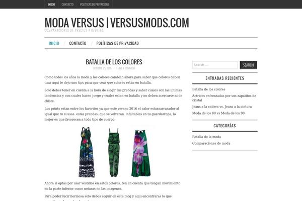 Fashionistas theme site design template sample