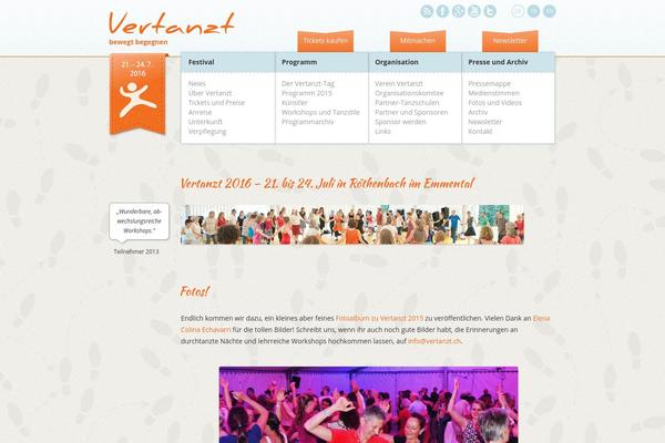 Pirouette theme site design template sample