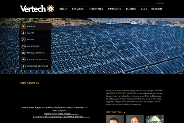 vertech.com site used Vertech