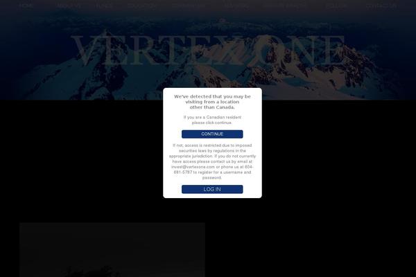 Site using Vertexone plugin