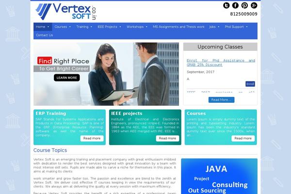 vertexsoft.co.in site used Vertexsoft