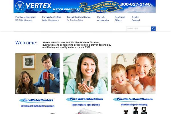 vertexwater.com site used Venedor Child