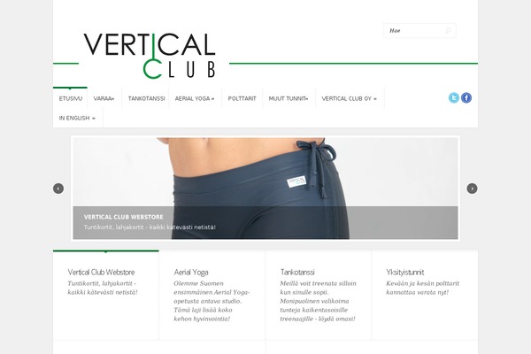 verticalclub.fi site used Trim
