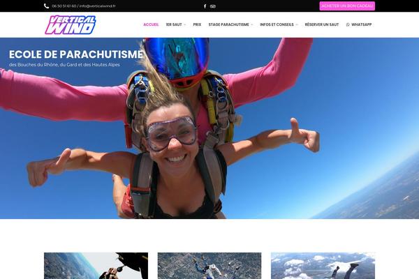 verticalwind.fr site used Ythemes