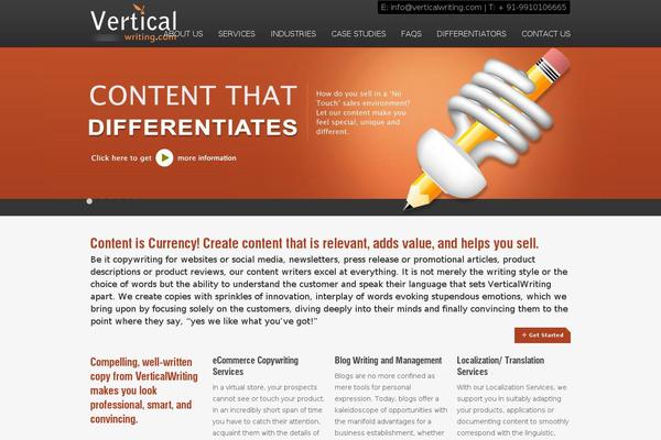 verticalwriting.com site used Flexfit Theme