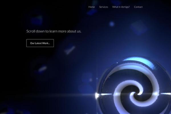 Vortex theme site design template sample