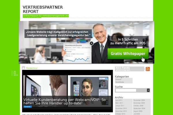 vertriebspartnerreport.de site used Moonda-blog