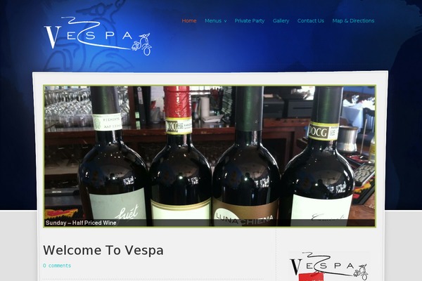 vespanc.com site used Truly Minimal