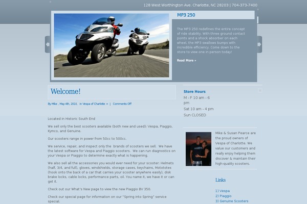 vespaofcharlotte.com site used Blueguess